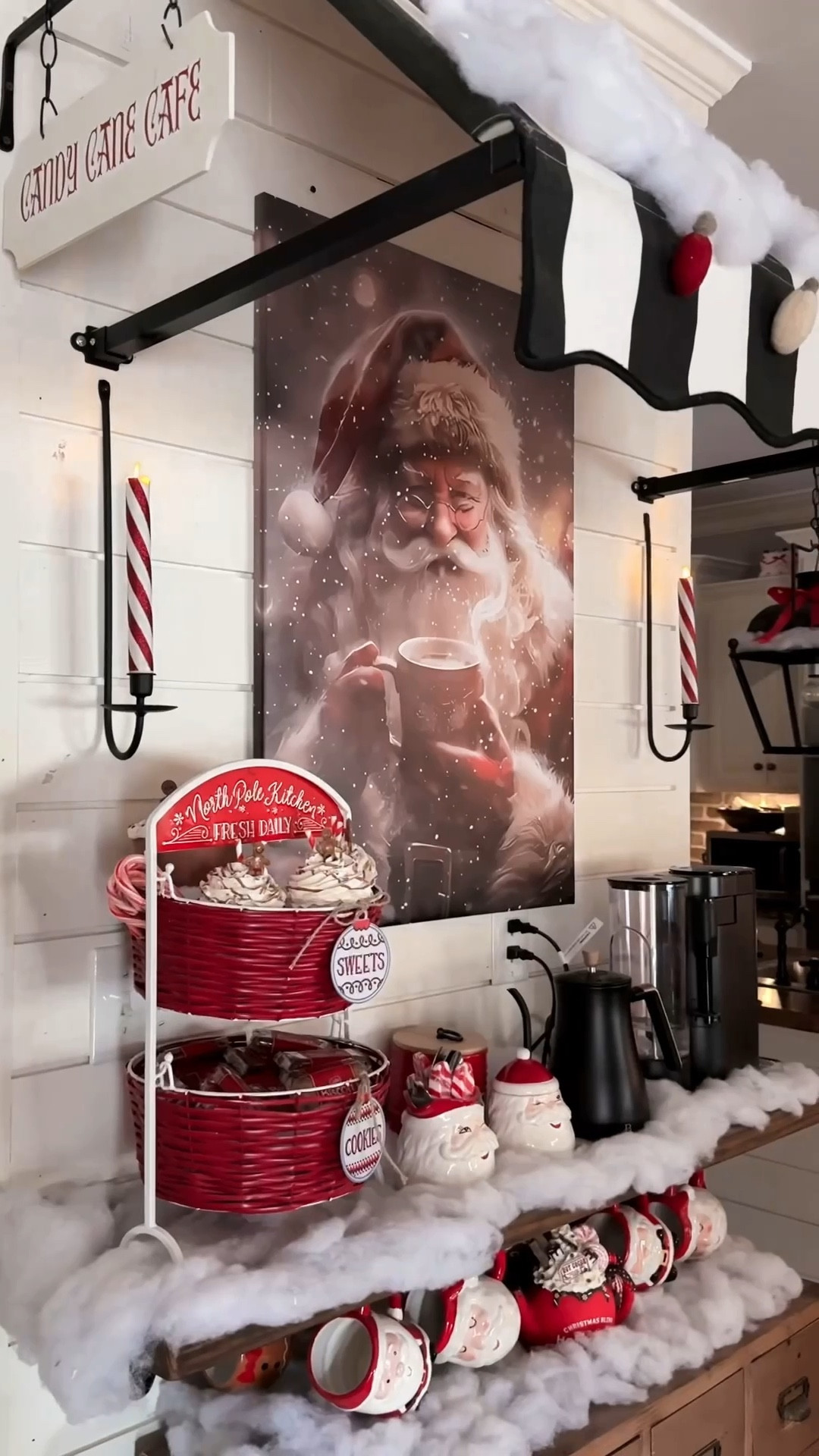 Shop my hot cocoa bar and so much more below! Santa canvas is from Temu and can be shopped on my IG or carolinacozy.com! 

#LTKSaleAlert #LTKHoliday #LTKSeasonal