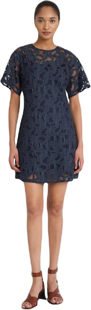 Women's Short Sleeve Embroidered Mini Dress | Amazon (US)