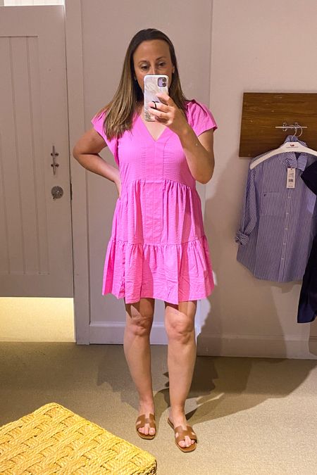 I bought the black and the coral color. But now I’m thinking I should have gotten the pink too!  Great and easy dress!!



#LTKOver40 #LTKWorkwear #LTKTravel