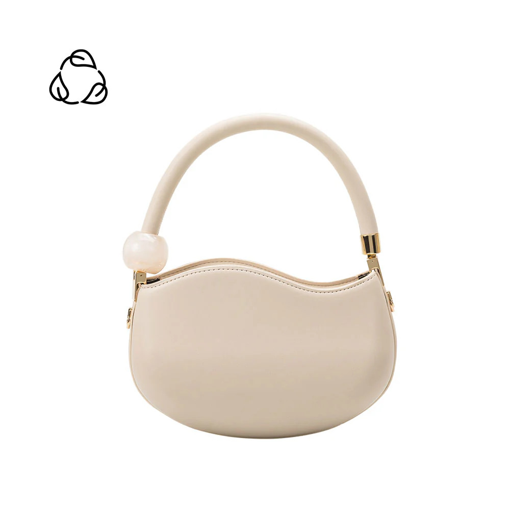 Jennie Ivory Recycled Vegan Crossbody Bag | Melie Bianco