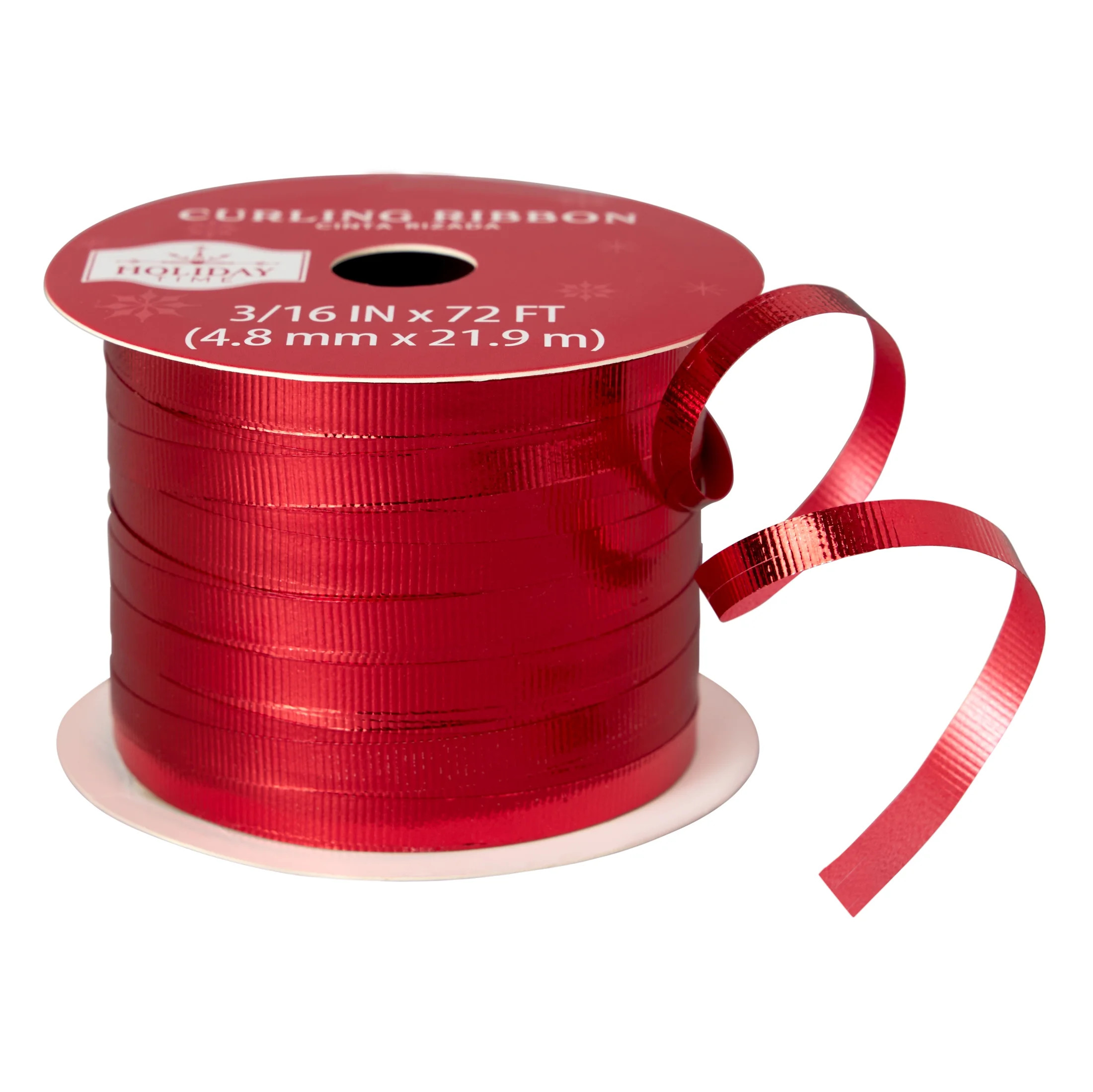 Christmas Red Curling Ribbon, 72 ft, by Holiday Time | Walmart (US)
