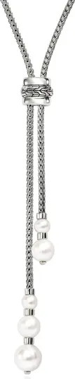 John Hardy JH Essentials Pearl Lariat Necklace | Nordstrom | Nordstrom