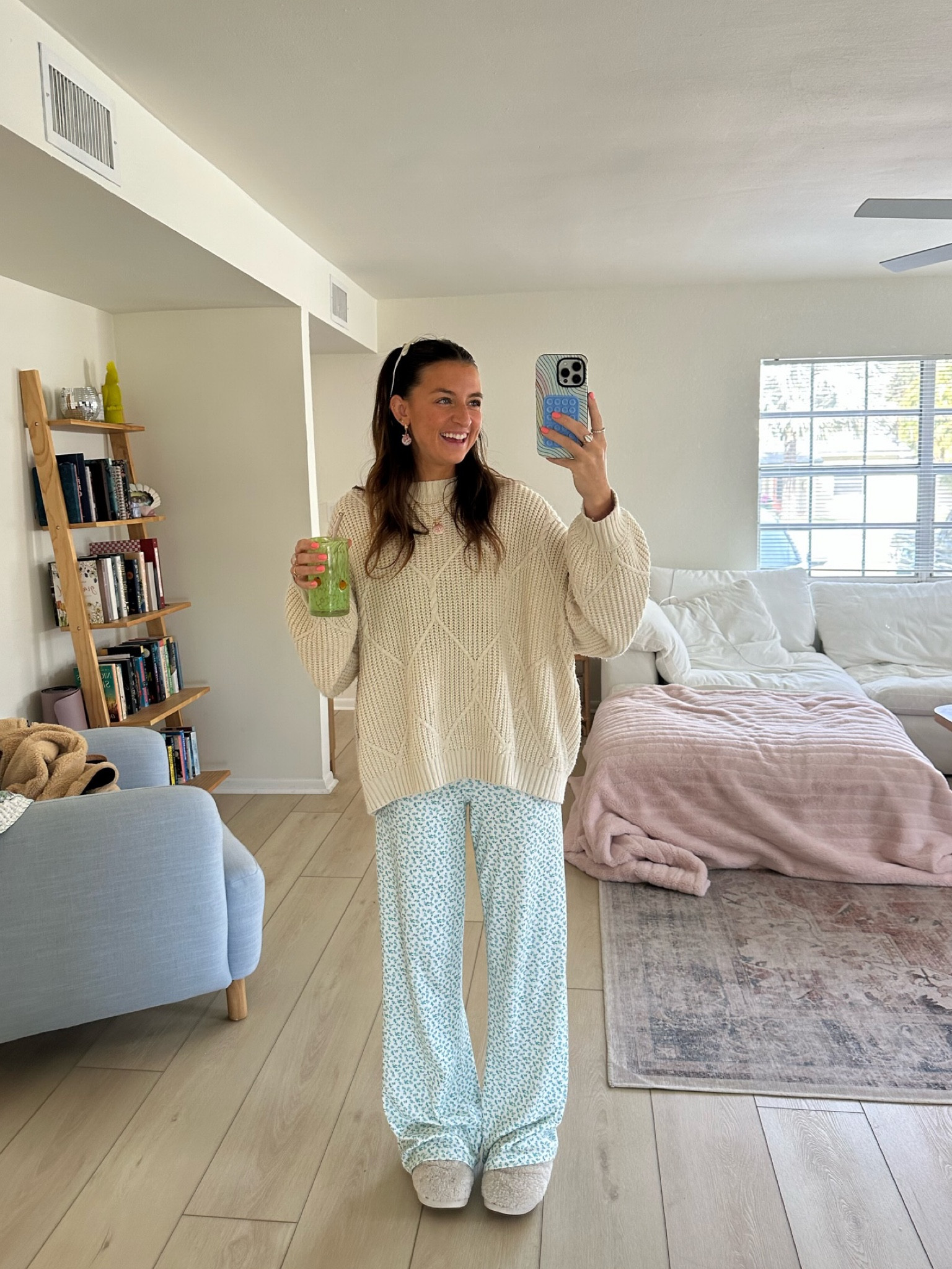 I LOVE grey bandit pieces for cozy mornings at home:) wearing size medium in this sweater and small in the pants - code: NAT20 

Sweaters, winter outfits, lounge set, pajamas, hair bows 

#LTKSeasonal #LTKGiftGuide #LTKstyletip