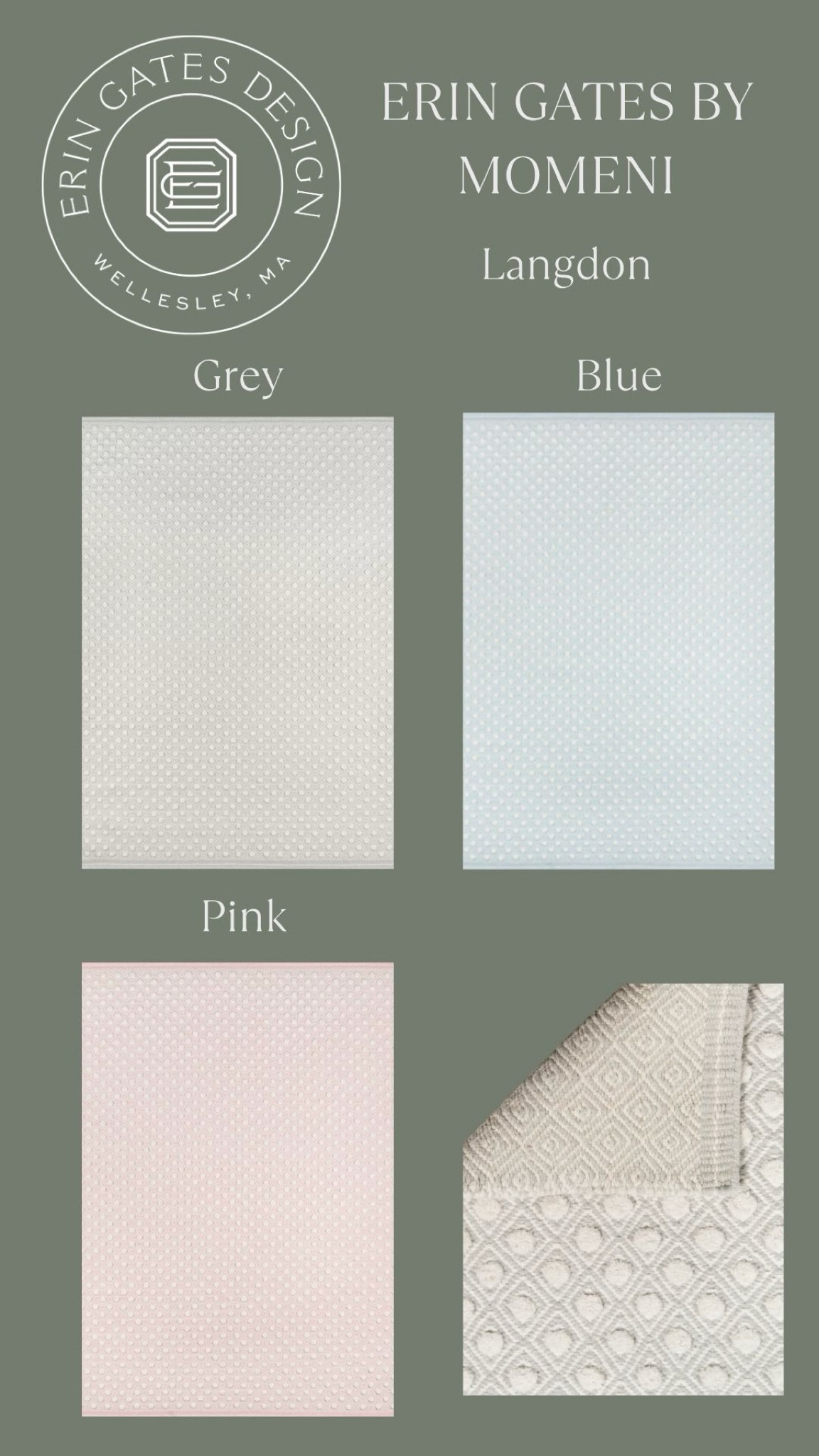 Langdon rugs by Erin Gates and Momeni

#LTKhome