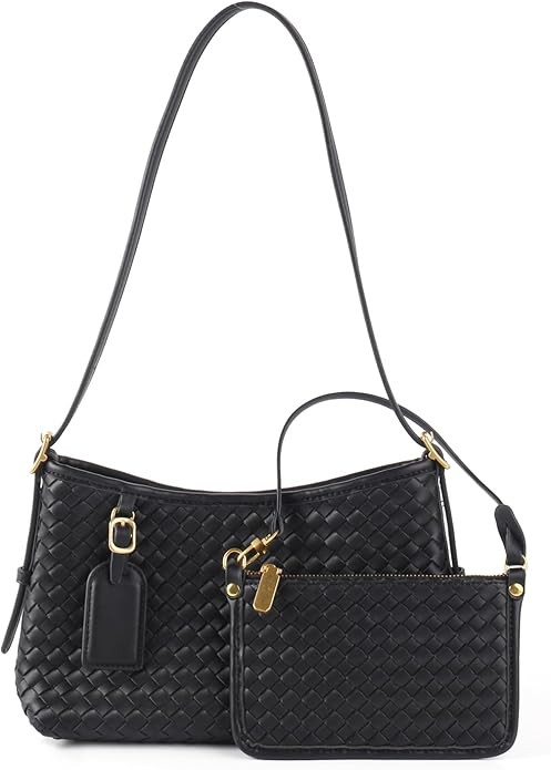 Woven Tote Bag for Women Handbags for Women Purses for Ladies Fashion Shoulder Top-handle Bag All... | Amazon (US)