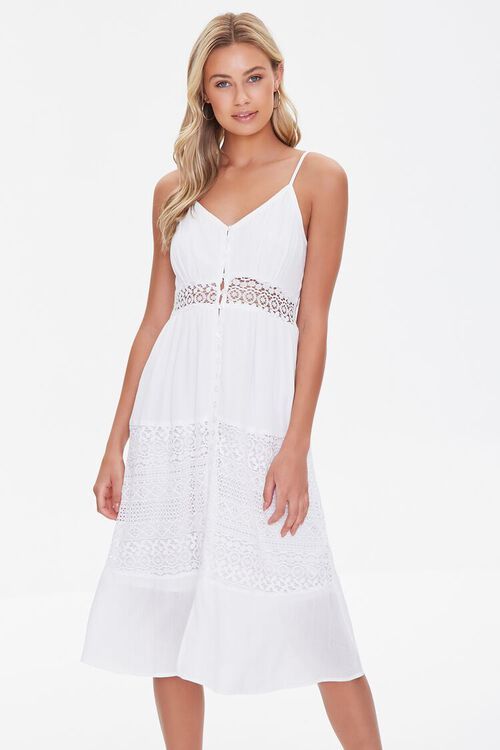 Lace-Trim Cami Dress | Forever 21 (US)