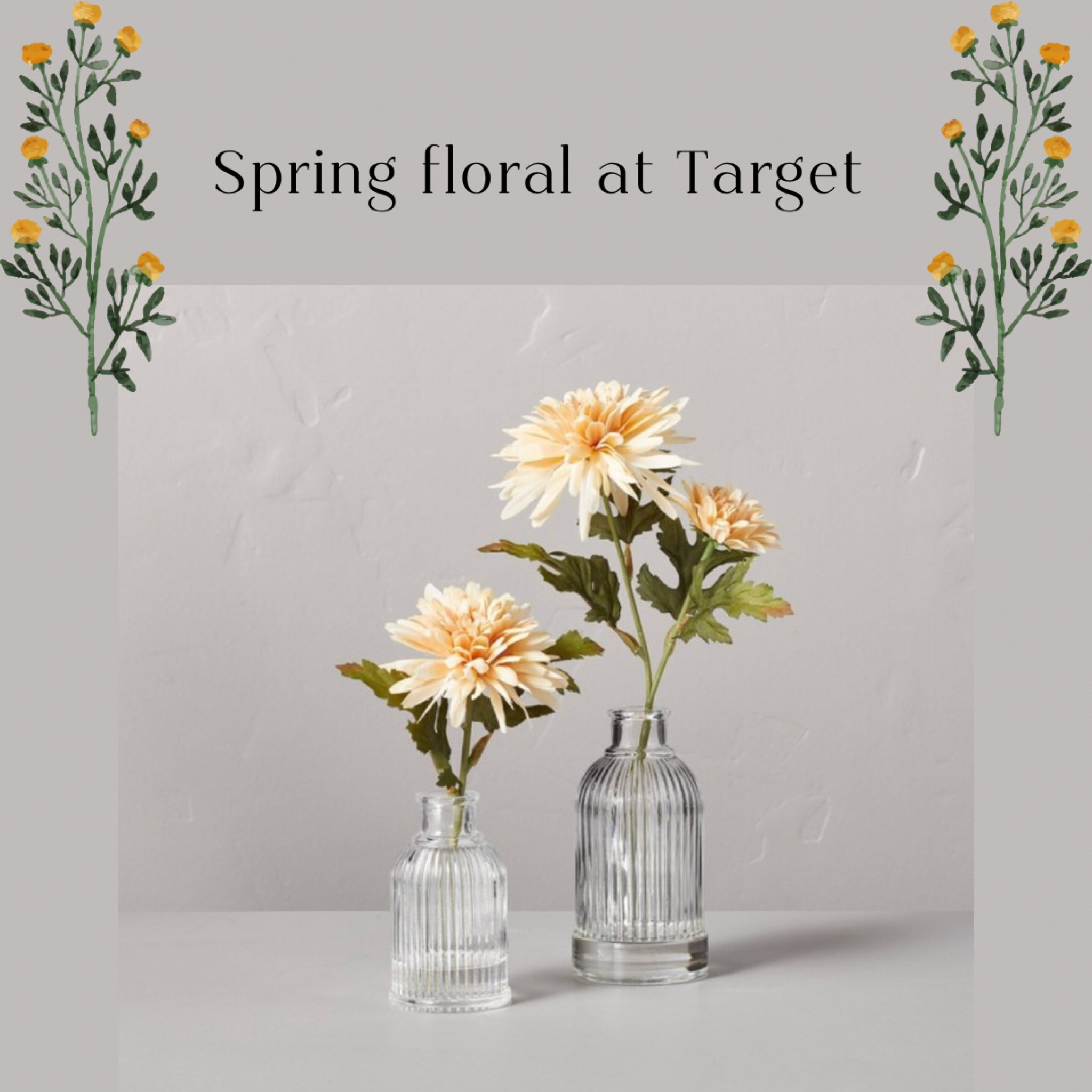 Love this spring floral. You can buy separate or as a set 🤍🌿 | floral | spring floral | spring finds | home decor | home finds | target | target home finds | vase | flower vase |

#LTKhome #LTKSeasonal #LTKFind