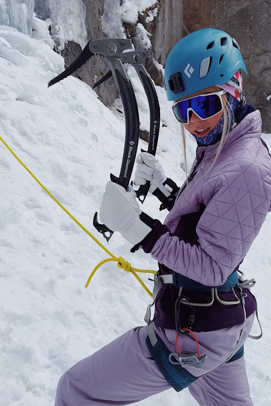 Ice climbing 🧊❄️ #LTKwinter