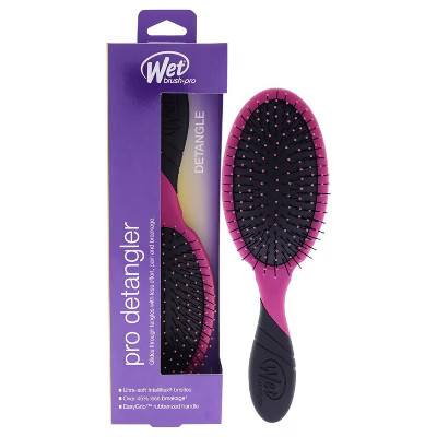 The Wet Brush Pro Detangler - Pink w/ Black Handle (BWP830PROP) Hair Brush with Ultra Soft Intelli-Flex Bristles | Target