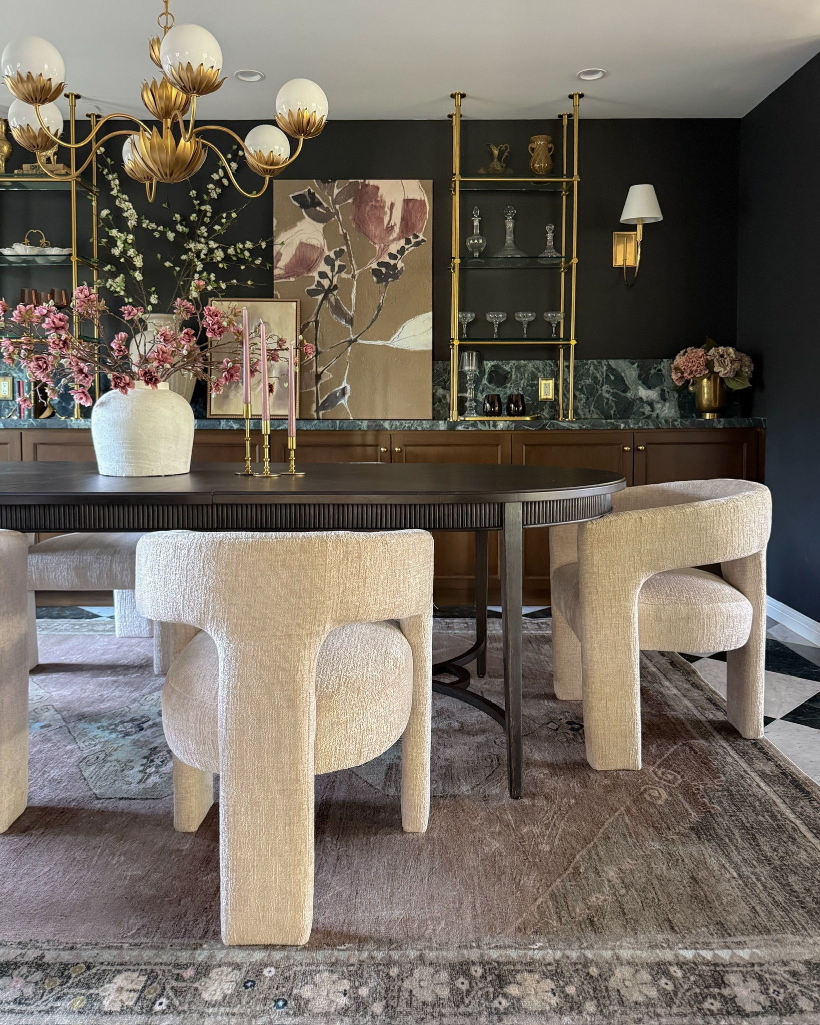 My dining room is the perfect combination of formal and inviting with the warm colors and soft florals. 🌸

#LTKHome #LTKdayinmylife #LTKSaleAlert