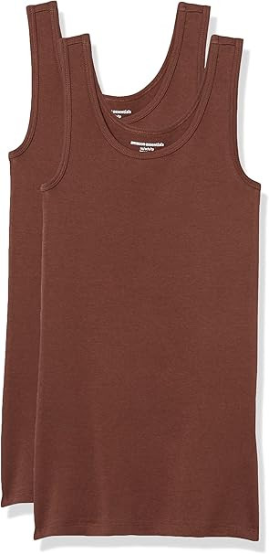 Amazon Essentials Women's Slim-Fit Tank, Pack of 2 | Amazon (US)