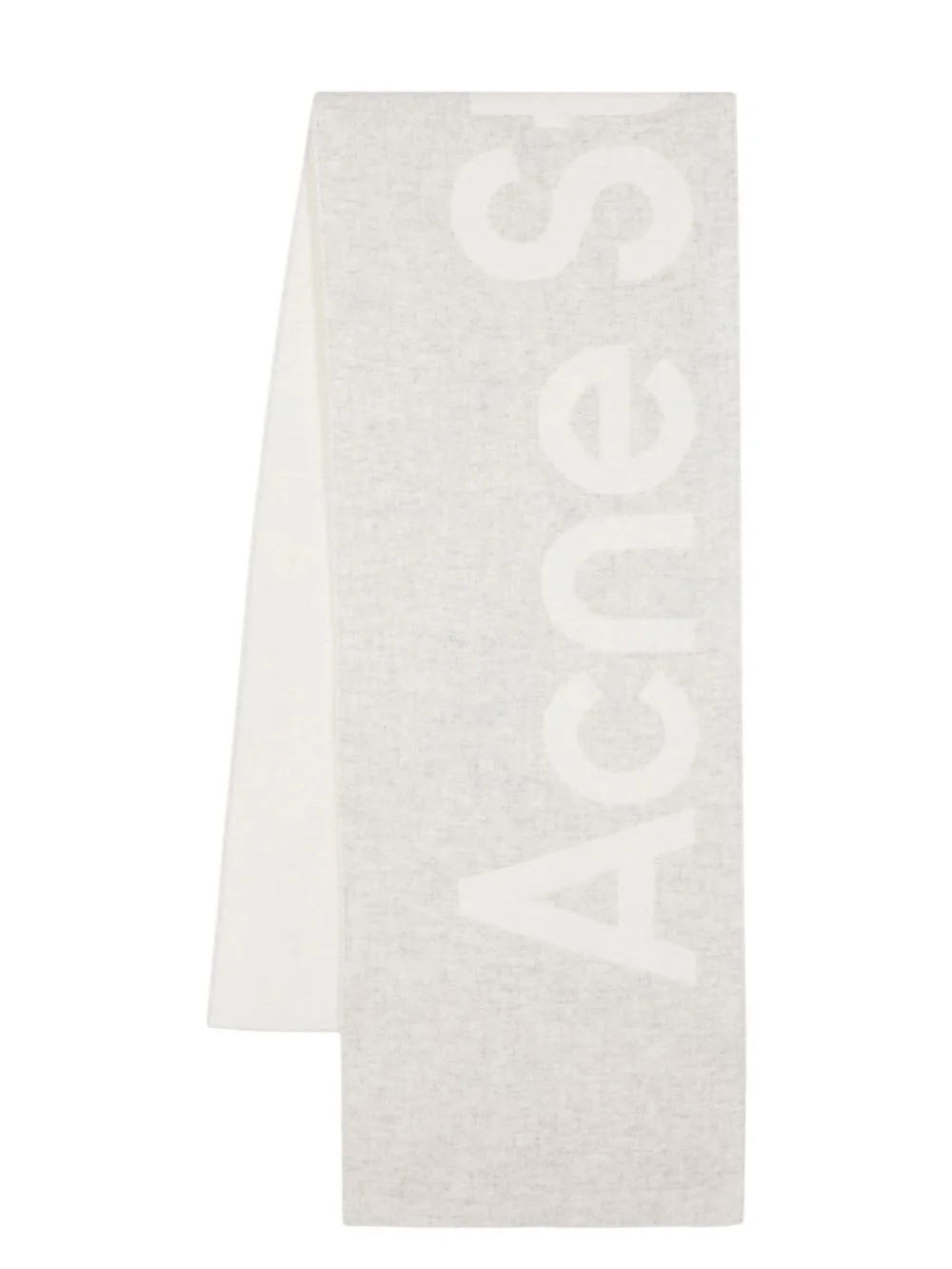 Acne Studios Logo Detailed Knitted Scarf | Cettire Global