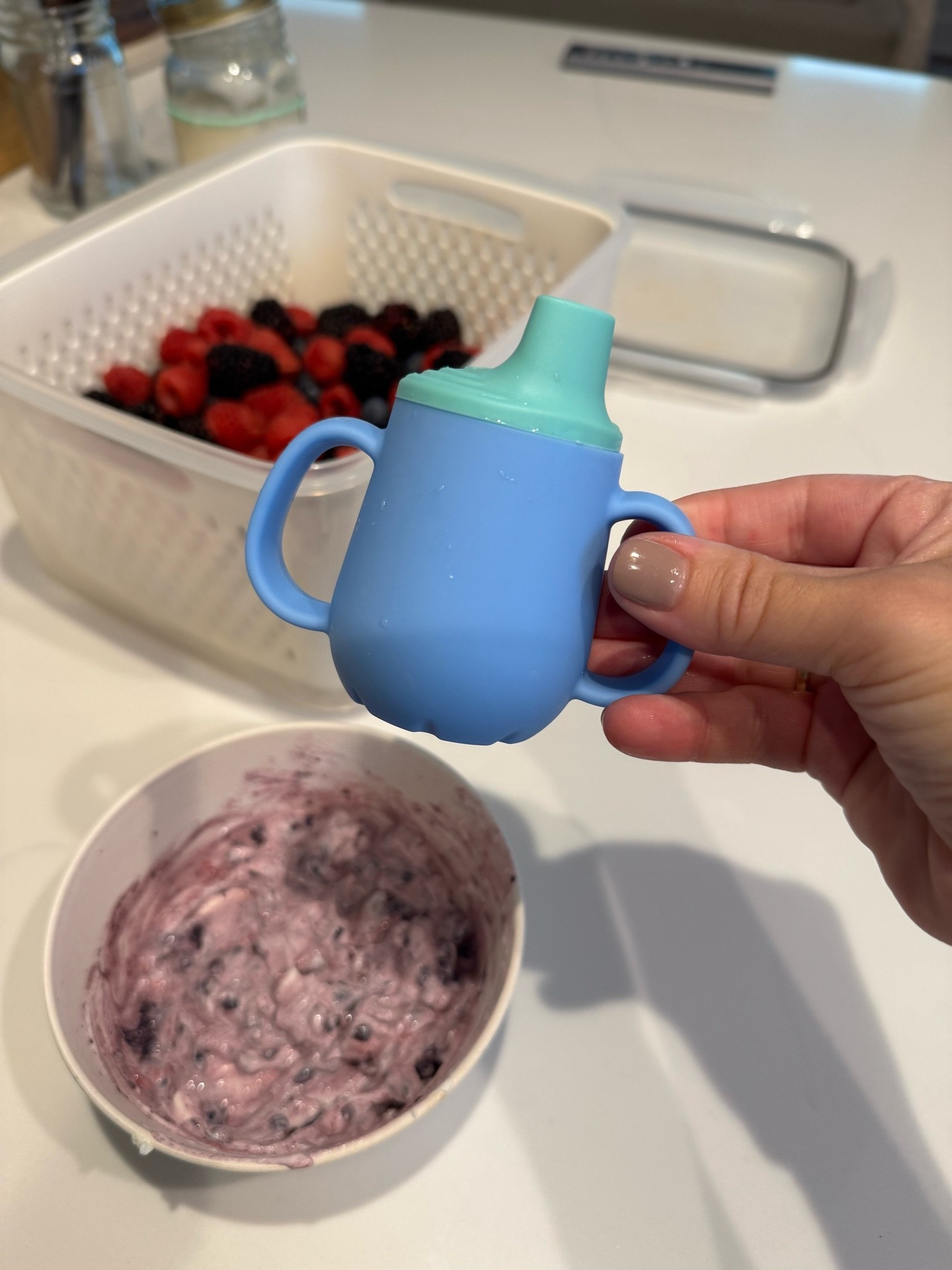 Best training cup for under 12 months! We had a pink one for my daughter and just got this blue one for my son. He loves it and it’s so easy for his little hands to grasp

#LTKmomlife #LTKBaby #LTKKids