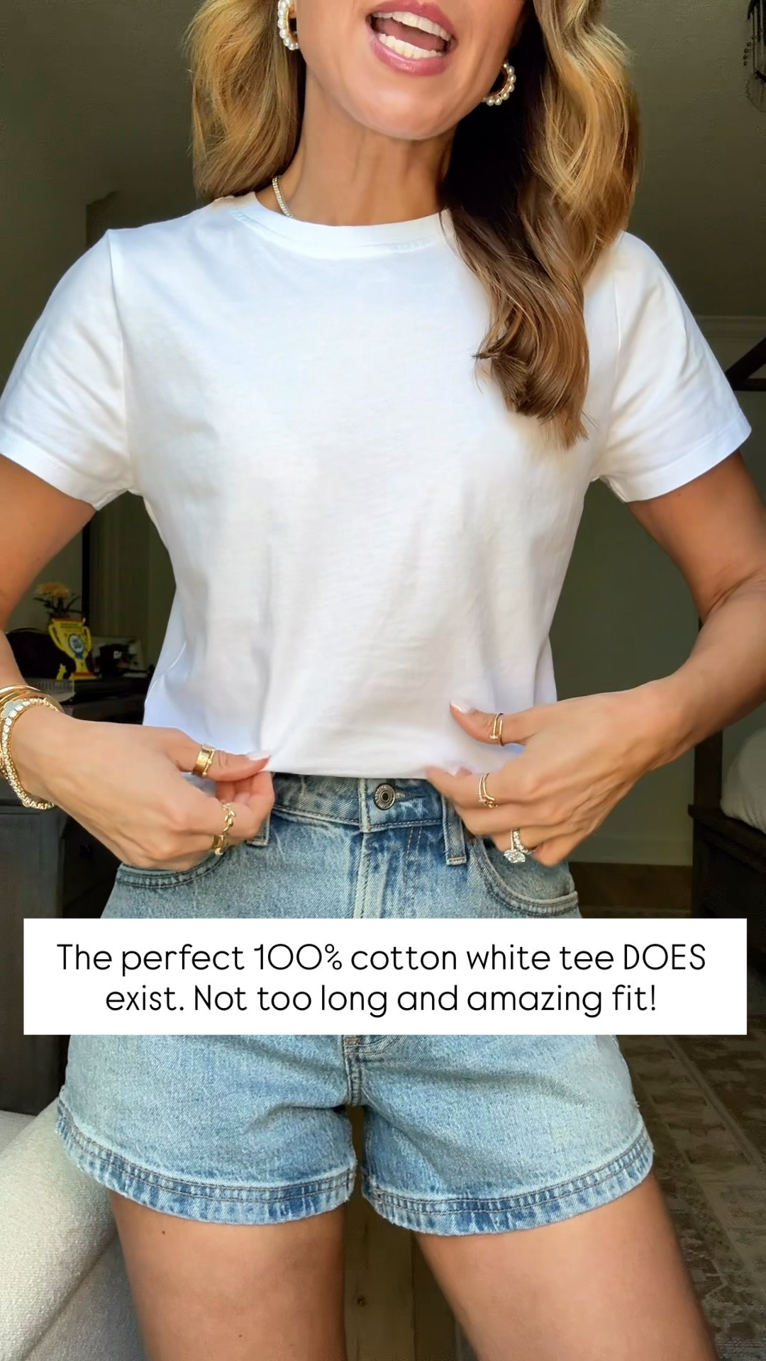 I love this cropped white t-shirt! Wearing XS. Code LISAMARIEXSPANX on first time purchases. It’s not too long and is 100% cotton. Abercrombie curve love 90s cutoff shorts in size 24. Elevated casual. Travel outfit. Everyday outfit.

#LTKootd #LTKTravel #LTKPetite