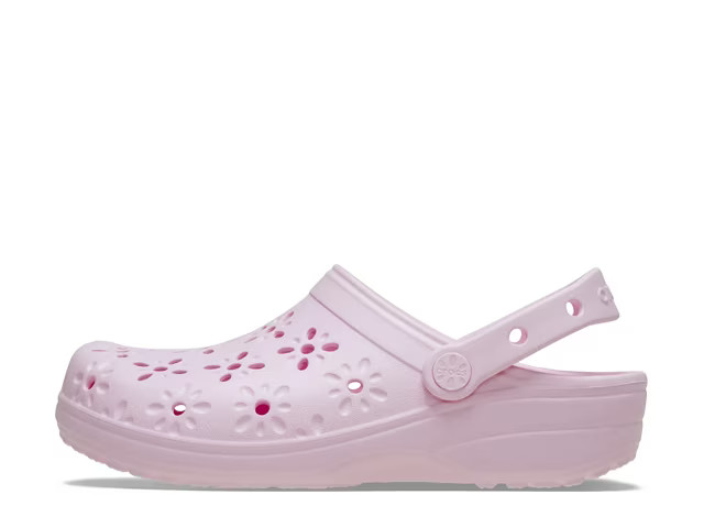 Crocs Floral Cut Out Clog - Women's | DSW