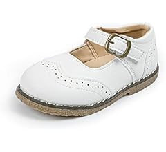 Meckior Toddler Little Girl Mary Jane Dress Shoes Ballet Flats for Girl Party School Shoes Bowkno... | Amazon (US)