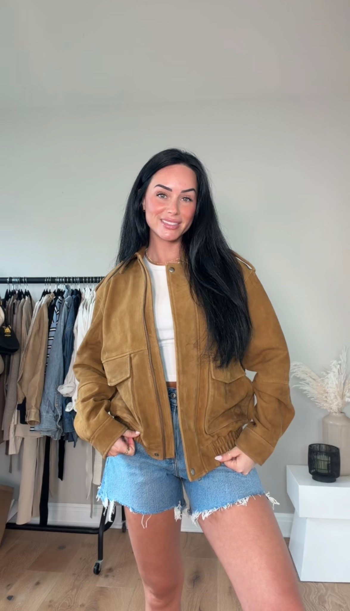 Aritzia New Spring Arrivals ✨🌼🤎
@Aritzia #aritziapartner

My sizing 5’7, 145lbs, 32dd
I’m wearing size S tops, size 27 short  
