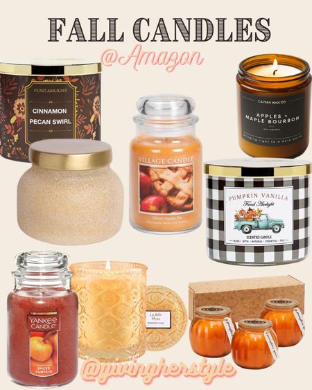 Fall candles from Amazon!

Candles, home, amazon, amazon home, home decor. Amazon prime. Amazon prime home. Thanksgiving. Halloween. Fall home decor. Fall. Pumpkins. Fall candles. 

#amazon #amazonprime #candles #fall #home 

#LTKhome #LTKSeasonal #LTKunder50