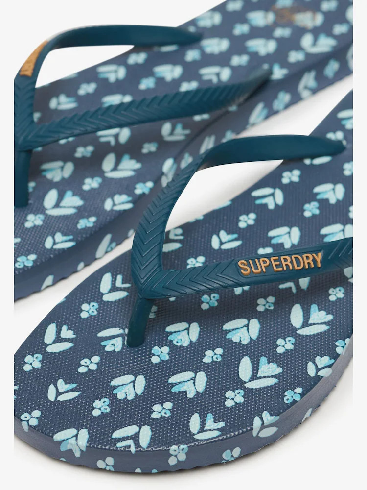 Marineblauw - Superdry teenslippers met print | Next EU