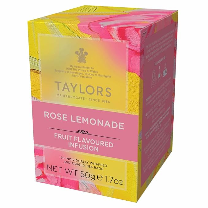 Taylors of Harrogate Rose Lemonade Infusion, 20 Teabags | Amazon (US)