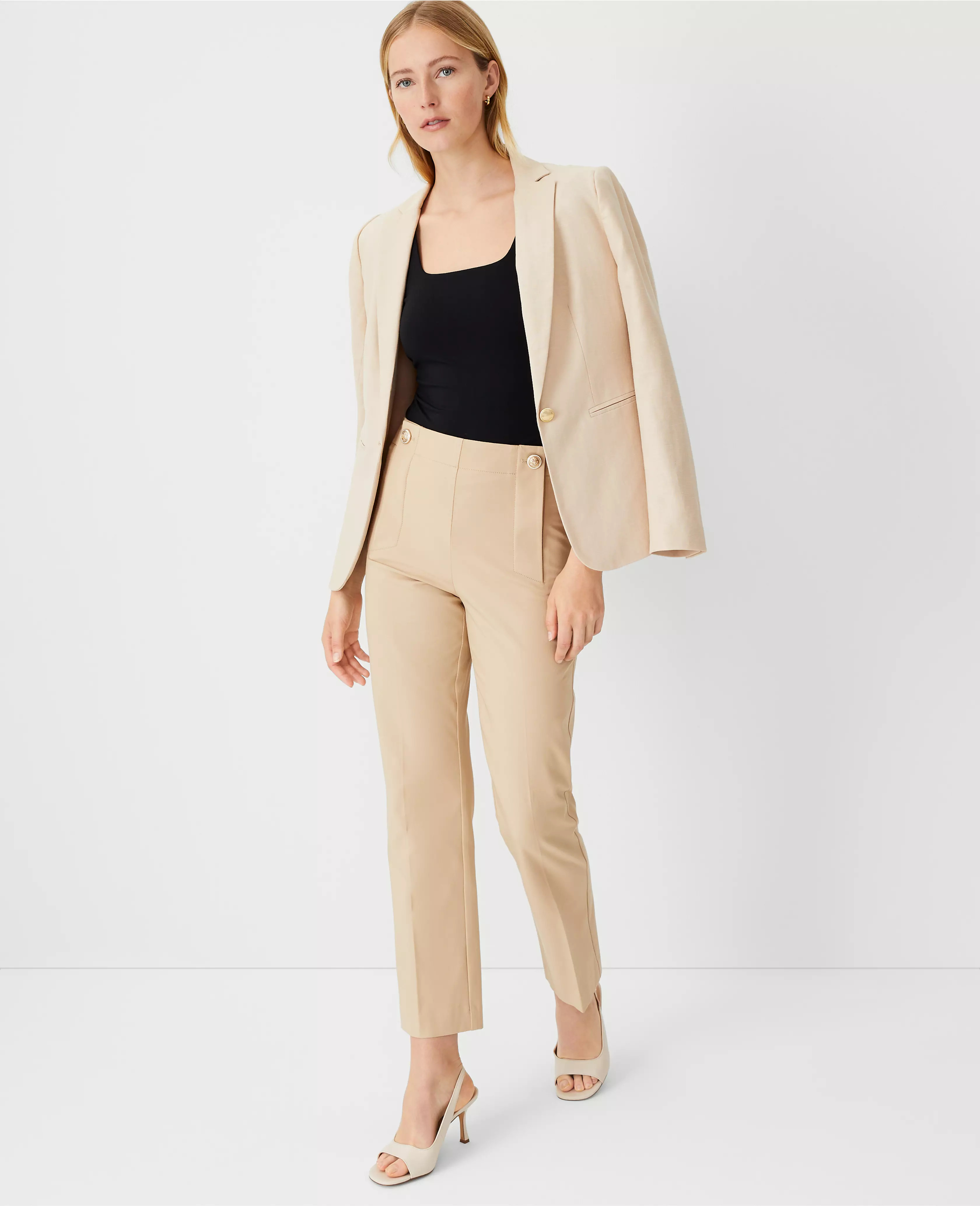 The Petite Pencil Sailor Pant in Twill | Ann Taylor (US)