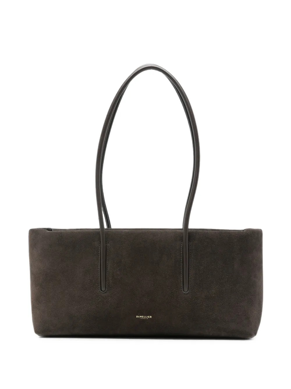 DeMellier Stockholm suede shoulder bag - Brown | Farfetch Global