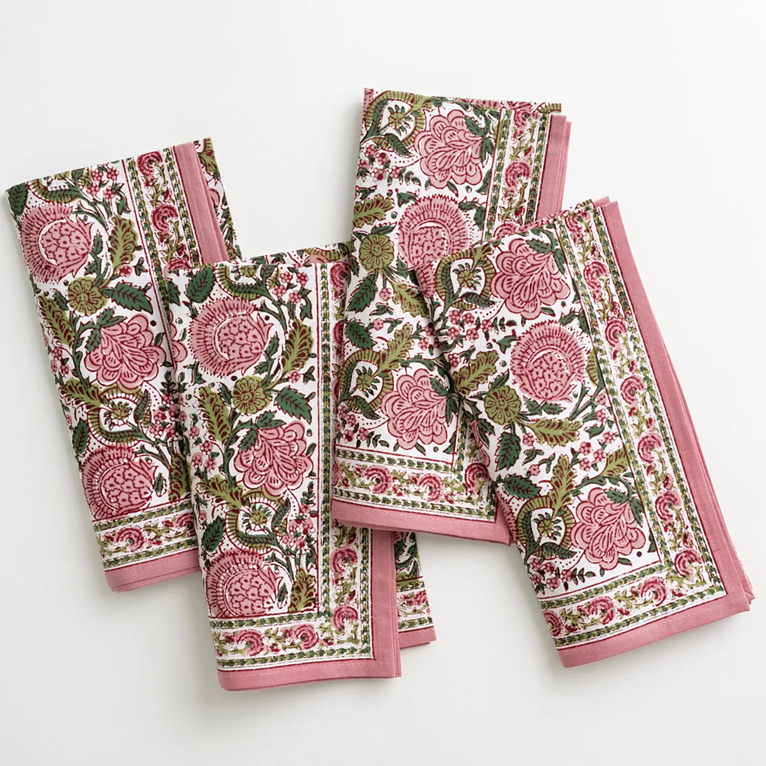 Pomegranate Bohemian Floral Napkins, Set of 4 | Sur La Table