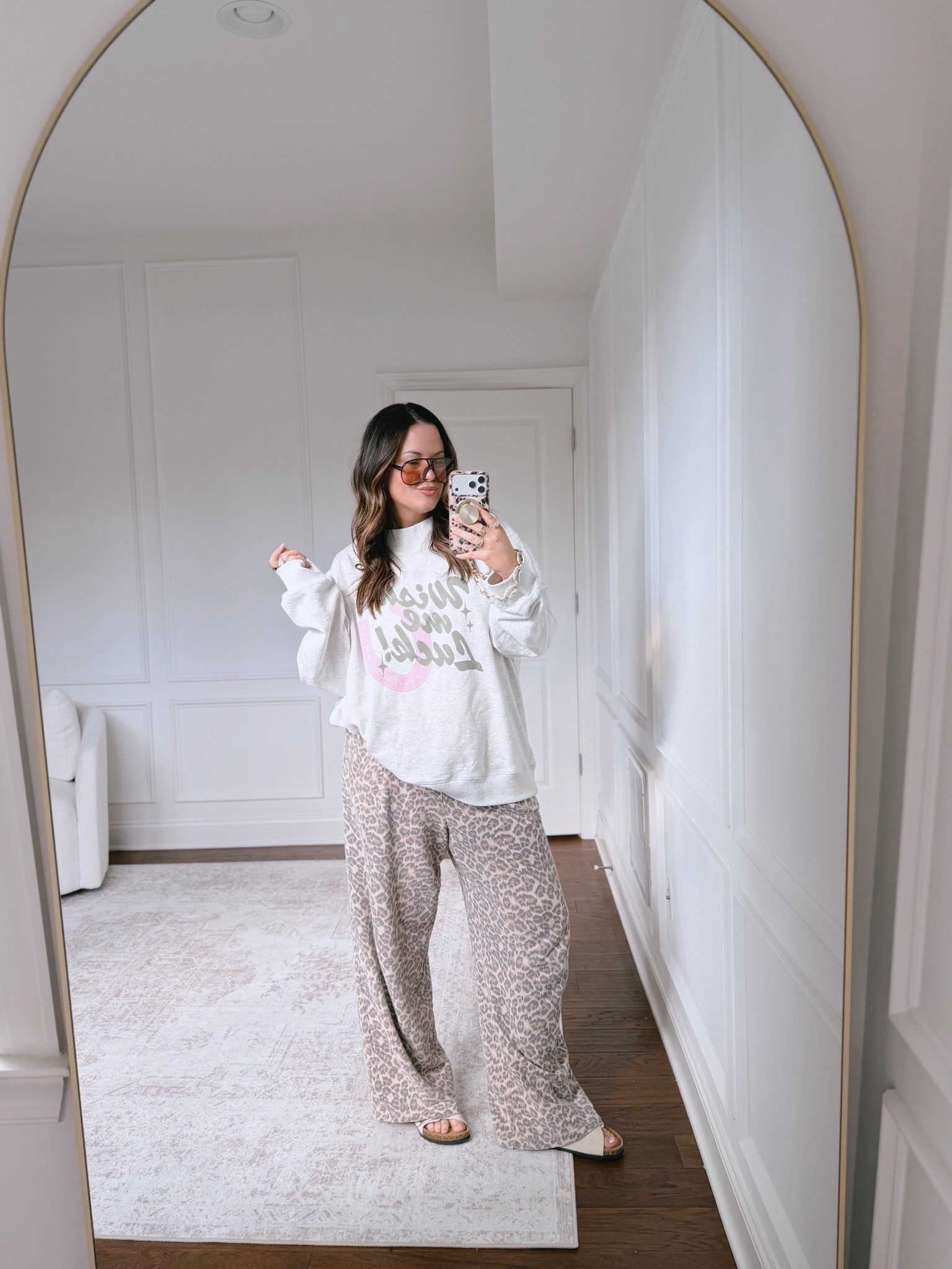 Wearing a large in the pants and an XL in the pullover 

#LTKootd #LTKMidsize