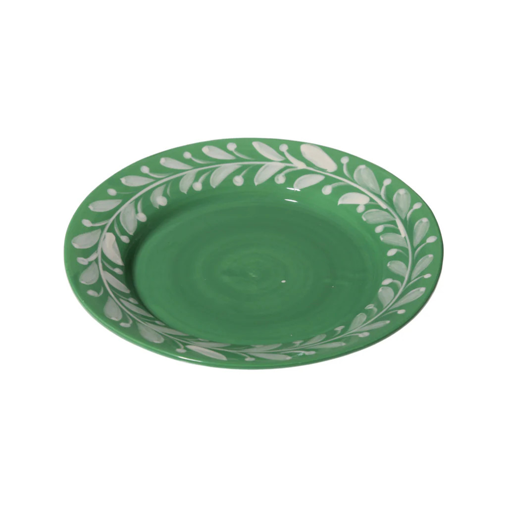 Anna Green Reverse Dinner Plate | Over The Moon