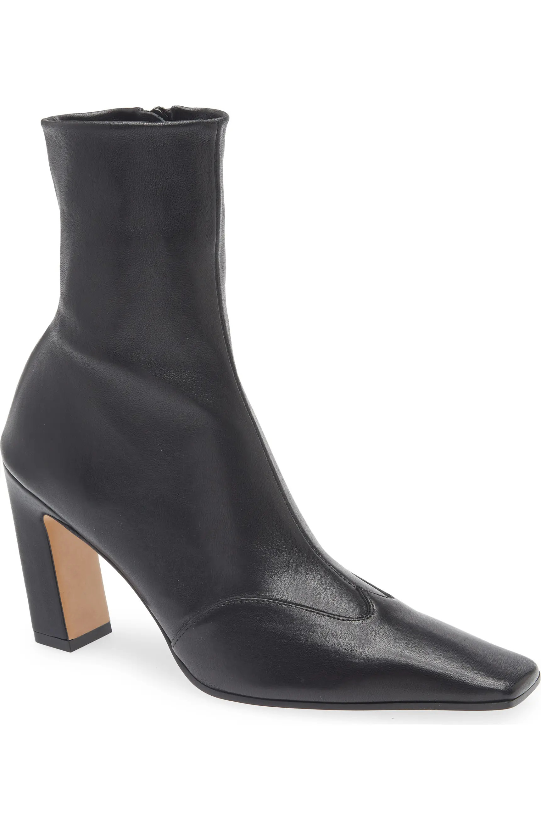 Khaite Nevada Square Toe Bootie (Women) | Nordstrom | Nordstrom