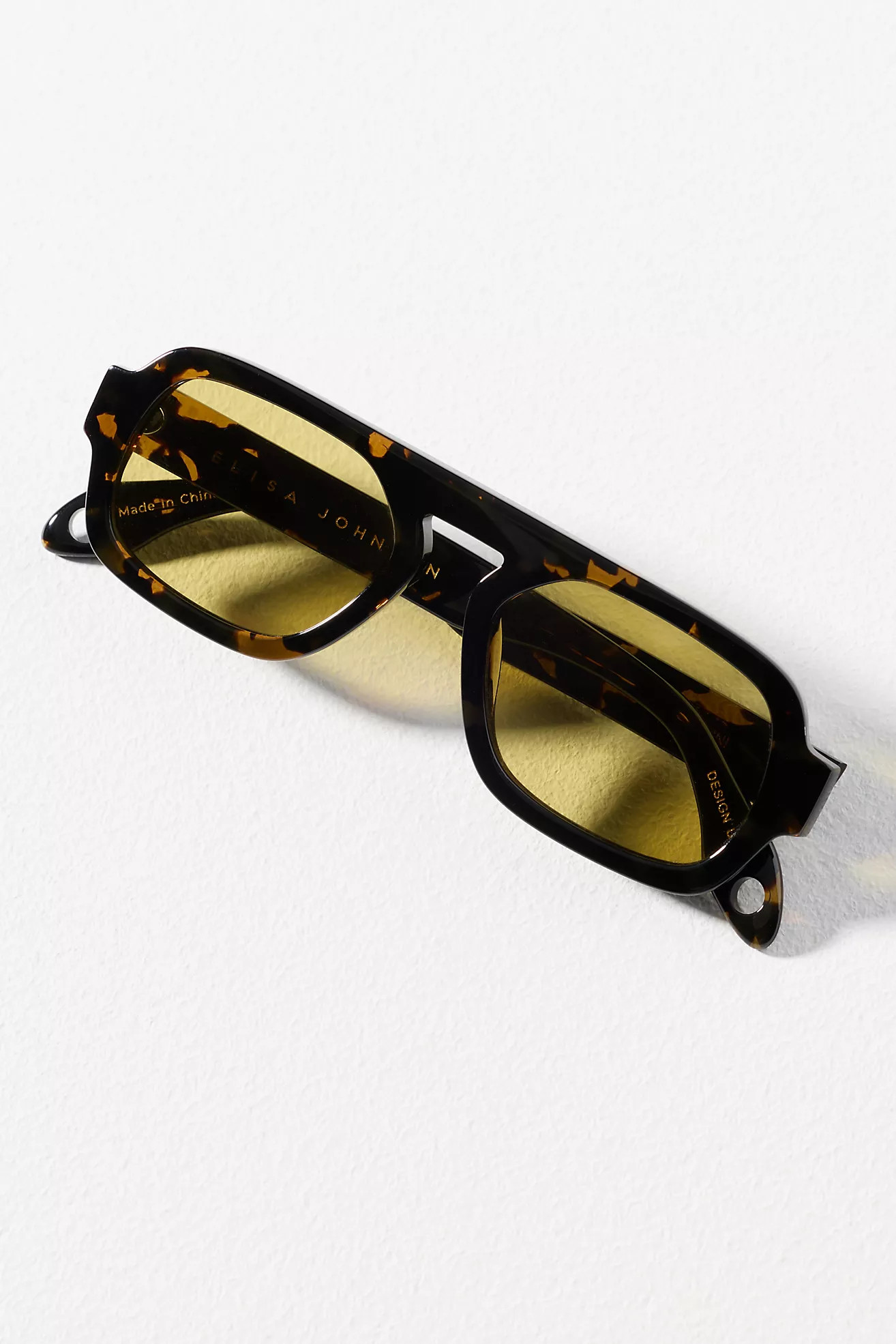 Elisa Johnson Jane Tortoiseshell Sunglasses | Anthropologie (US)