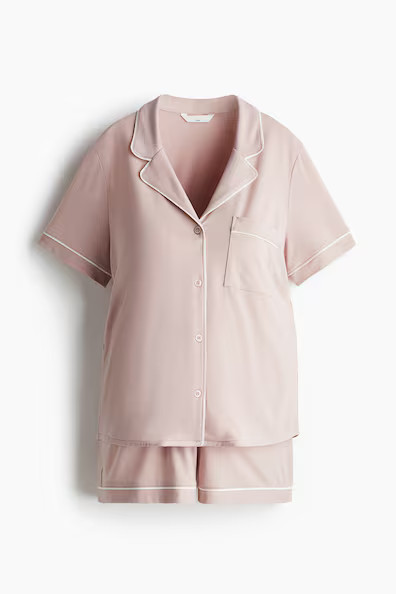 H & M - MAMA Before & After Pyjama - Rosa - Damen | H&M (DE, AT, CH, NL, FI)