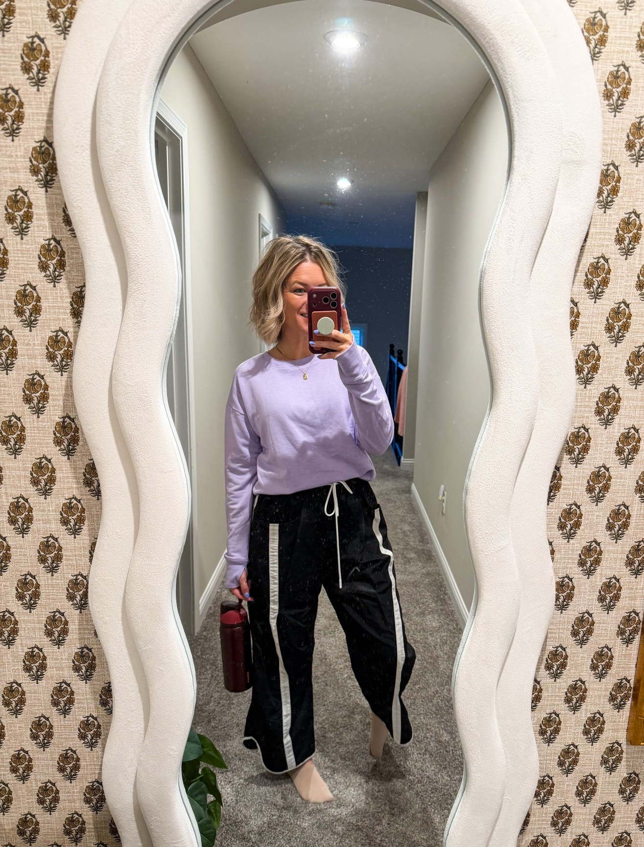 These track pants have made themselves to another spring season! I love them and easy to pair with🖤🤍 wearing a medium but could have likely sized down one

#LTKmomlife #LTKdayinmylife #LTKootd