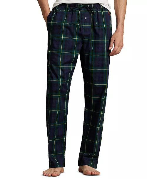 Men's Yarn-Dyed Pajama Pants | Macy's