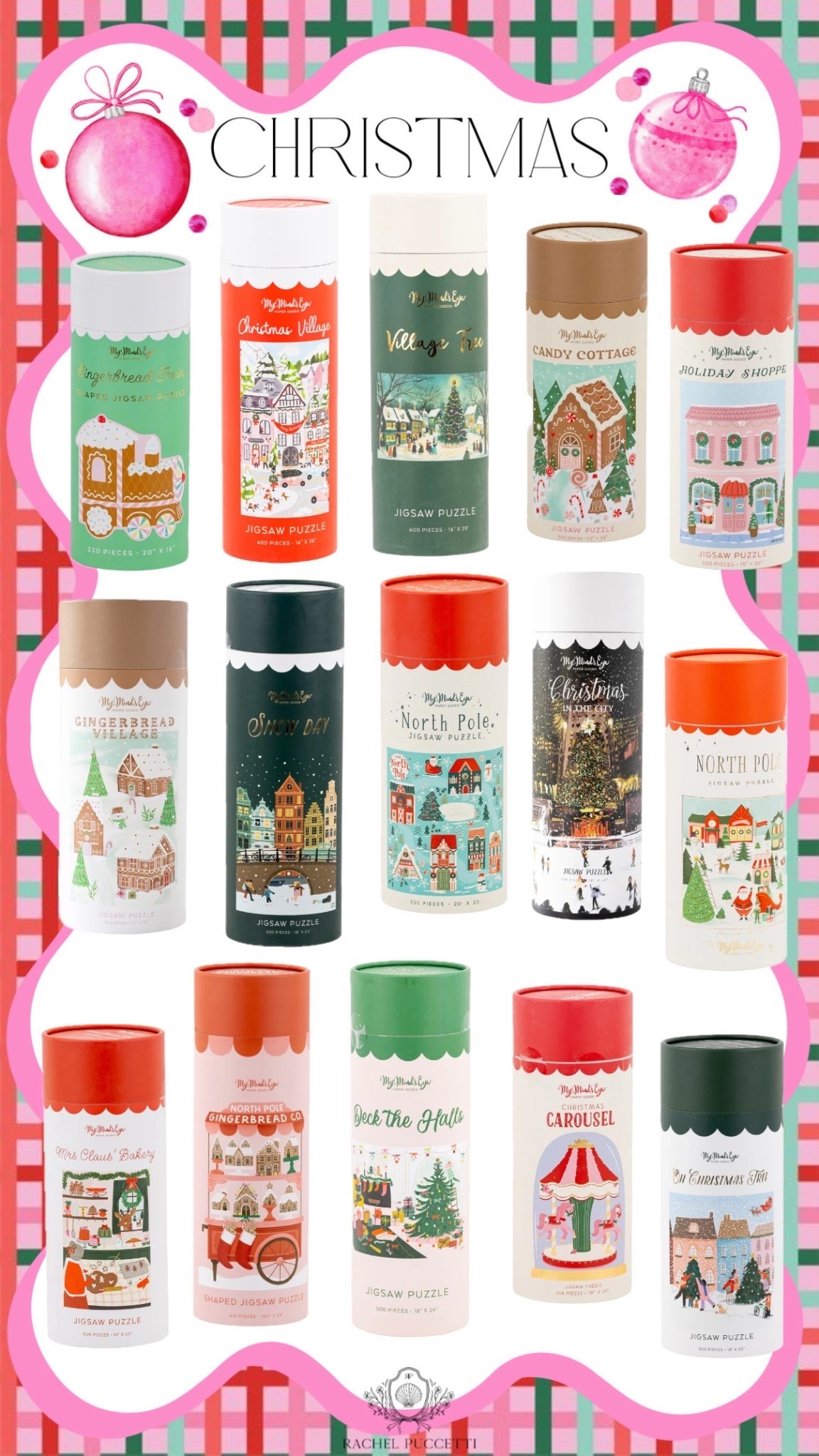 My minds eye Christmas puzzles, gifts for her, gift guide for her, gift ideas for her, stocking stuffers, christmas village houses, Christmas decor, whimsical Christmas decor, Christmas paper goods, Christmas party goods, gingerbread, North Pole, polar express 

My Mind’s Eye always has the CUTEST seasonal decor, paper and party goods!😍 I love their glitter Christmas village houses!🎀🎄❄️🎅🏼 
And I love keeping a bunch of their cute paper goods on hand for pizza night, holiday get togethers, and just everyday use!🩷 their puzzles have the cutest pictures, and the boxes they come in make them SO cute for gifting or stockings!!🎀🎄



#LTKFindsUnder50 #LTKGiftGuide #LTKHoliday