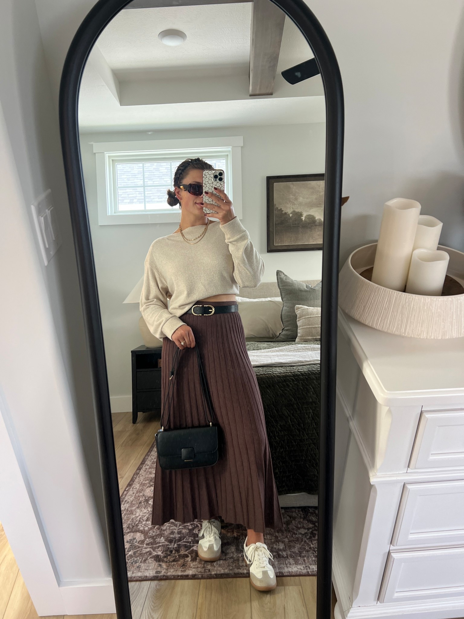 Sweater is out of stock, skirt is not linkable… I linked similar options! 

#LTKSeasonal