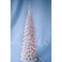 Ceramic White Christmas Tree | Slim Style Light | Etsy (US)