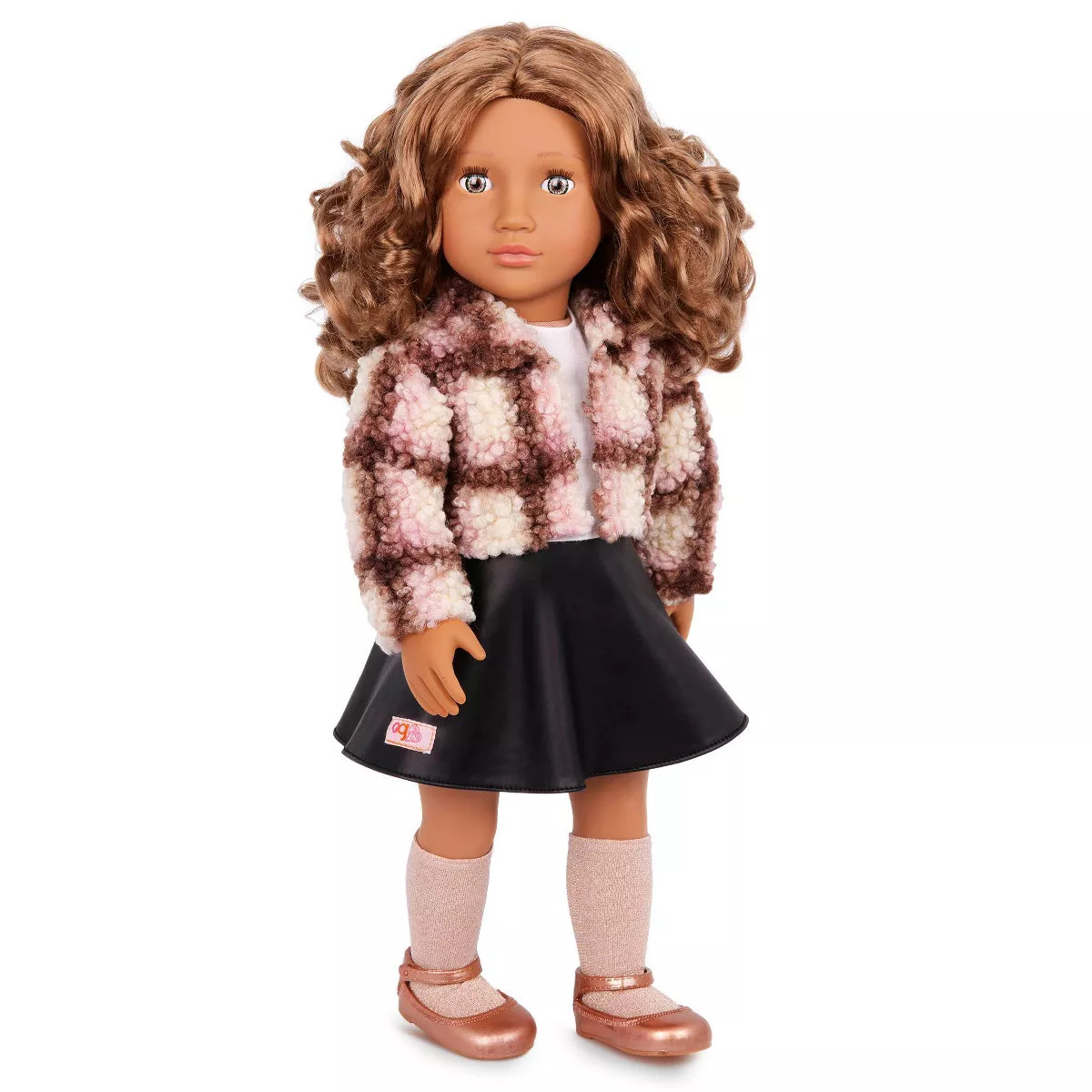 Our Generation Ana 18" Fashion Doll in Faux Shearling Jacket | Target