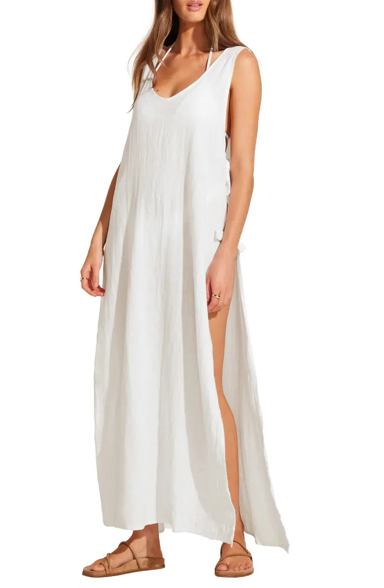 Vitamin A® Riviera Linen & Cotton Cover-Up Dress | Nordstrom | Nordstrom