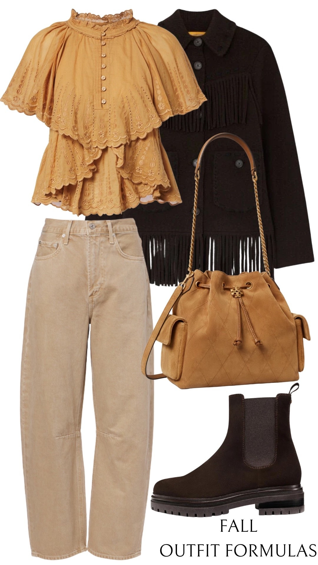 Fall formulas to build off of! Blouse + colored jean + chelsea boot + layer

#LTKootd #LTKgrwm #LTKSeasonal