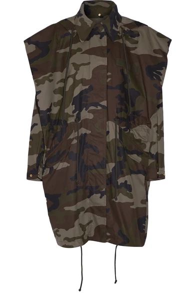 Hooded camouflage-print cotton-canvas jacket | NET-A-PORTER (US)