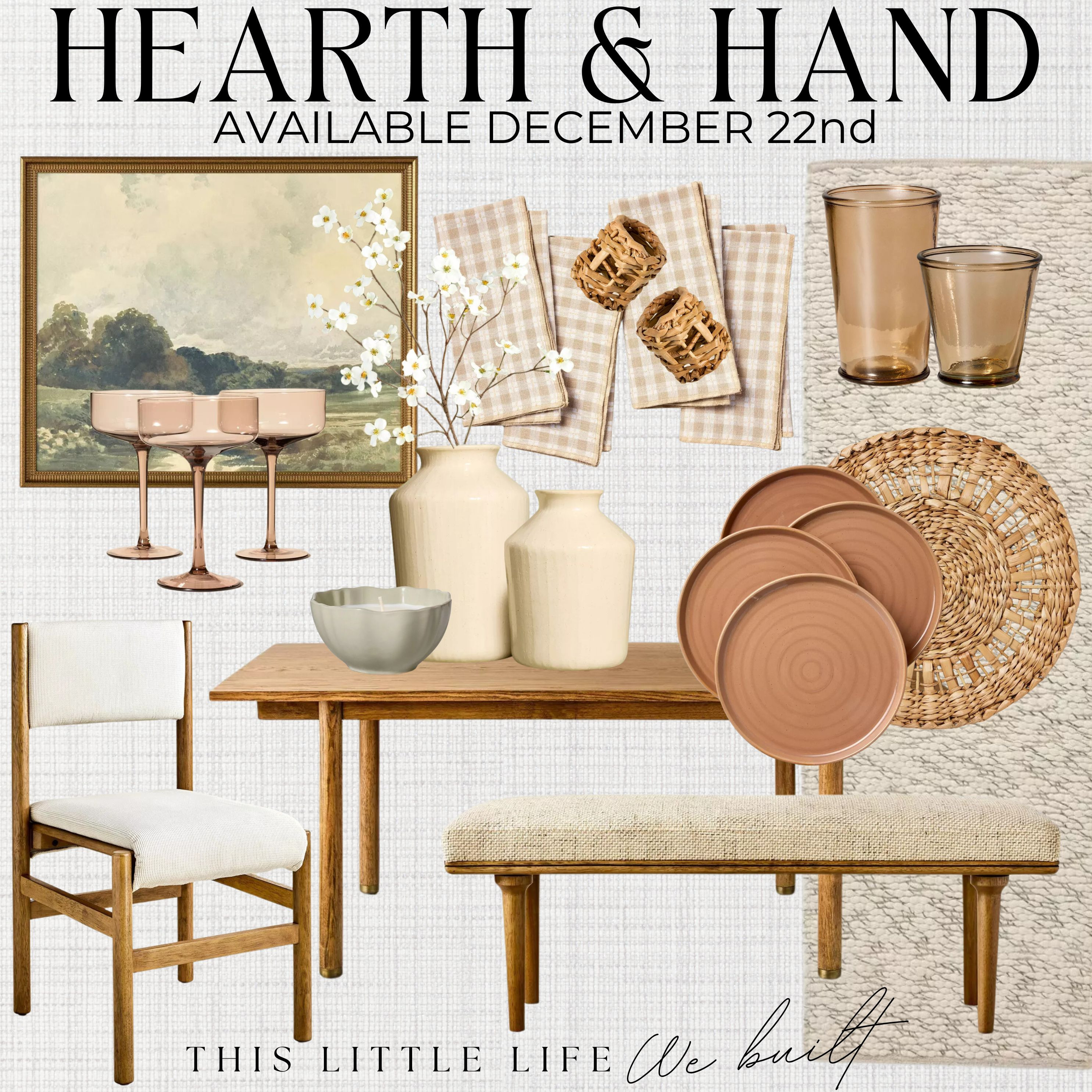 Hearth and Hand Spring Collection at Target! Available December 22nd!
Hearth and Hand with Magnolia / Hearth and Hand Furniture / Hearth and Hand Kitchen / Target Home / Spring Decor / Spring Greenery / Spring Wreaths / Spring Area Rugs / Spring Throw Pillows / Linen Throw Blankets / Spring Framed Art / Brass Accents / Spring Decorative Accents / Spring Kitchen / Spring Glassware / Fluted Accents / Fluted Glassware / Spring Textures / Bookshelf Decor / Coffee Table Decor / Brass Table Lamps / Spring Home Office / Neutral Home Decor / Organic Modern Home / Accent Chairs / Accent Lighting / Living Room Furniture / Home Office Furniture / Entryway Furniture /  

 #LTKSeasonal #LTKHome #LTKStyleTip