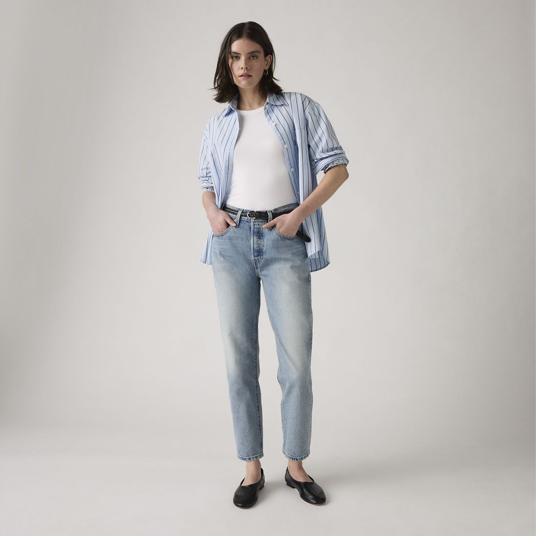 Levi's 501 Original Cropped Selvedge Women's Jeans 27x26 | Levi's US