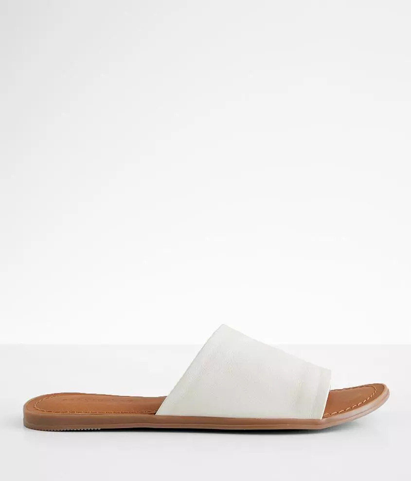 Salt+Umber Sedona Leather Slide Sandal | Buckle