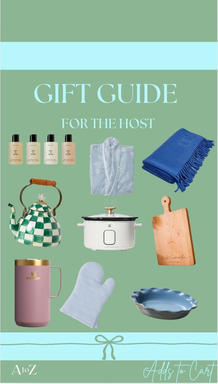 A gift guide for your Hostess with the Mostest!! 


#GiftGuide #MckenzieChilds #Salt&Stone #WeezieTowels #LeCruset #Stanley


#LTKGiftGuide #LTKCyberWeek #LTKHoliday