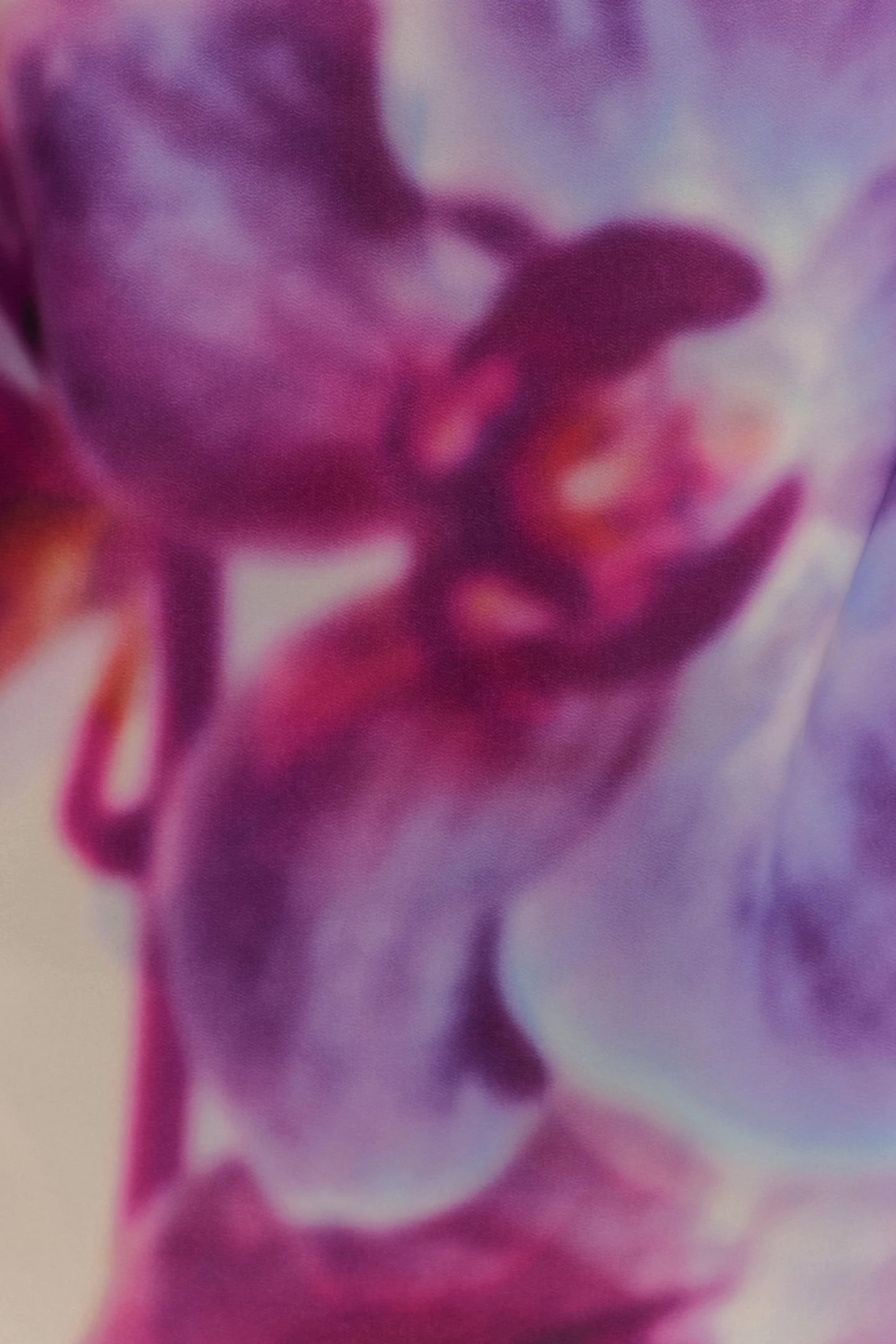 Amaya Strapless Chiffon Maxi Dress - Ivory Koi Orchid Print | Meshki (APAC)