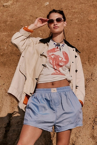 We The Free Day To Day Solid Boxers | Free People (Global - UK&FR Excluded)