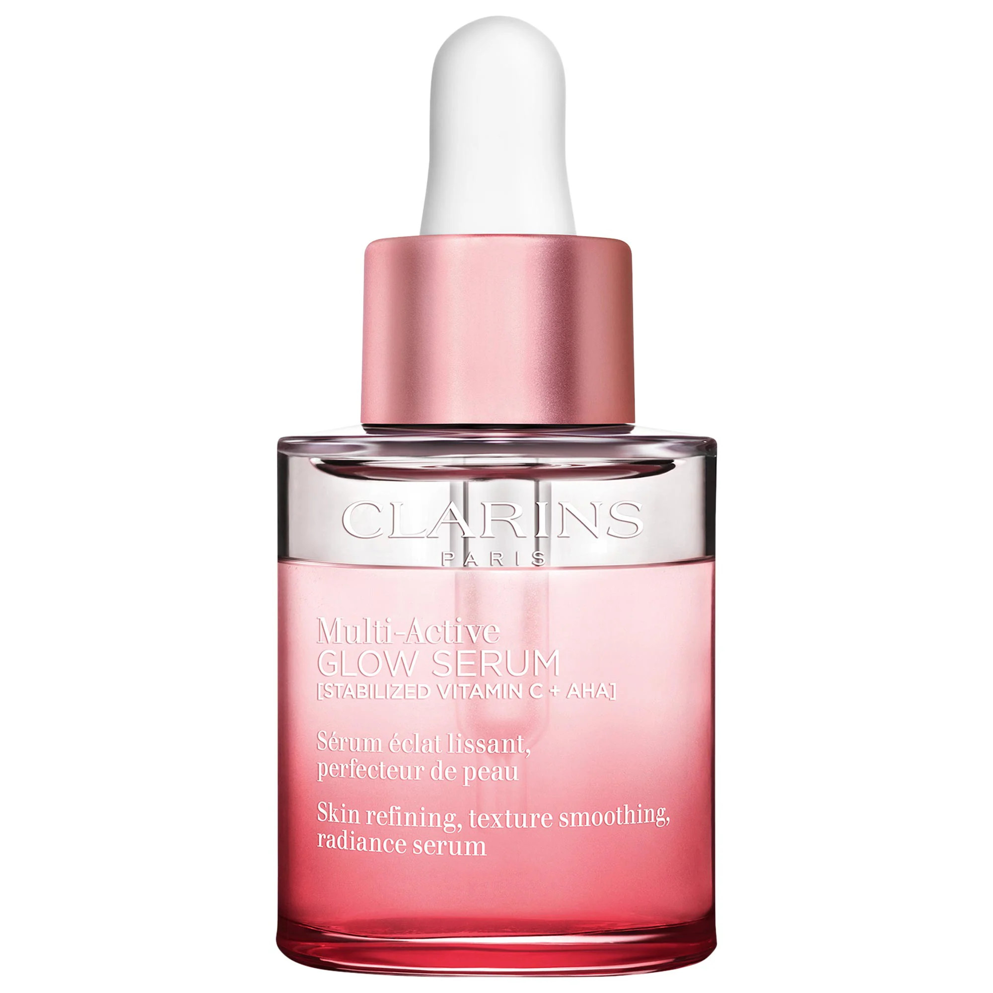 Clarins Multi-Active Brightening Glow Serum with Vitamin C + AHA 1 fl oz/30 mL | Sephora (US)