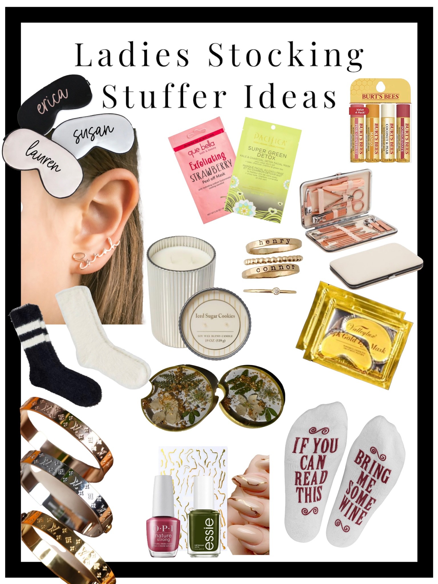 Ladies Stocking Stuffers. Women’s stocking stuffers. Christmas gift guide, customized, customizable, most loved gifts

#LTKHoliday #LTKbeauty #LTKunder100