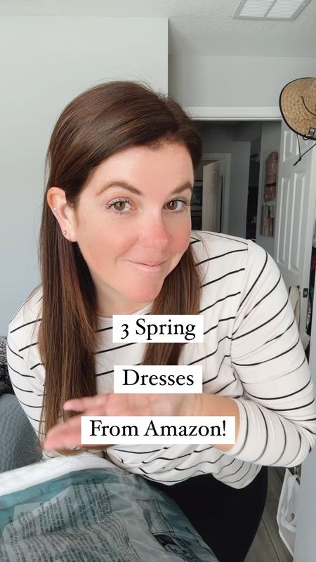 3 Spring Dresses from Amazon! These 3 dresses are all super cute and super chic for any even you have coming up! They all run TTS and come in other color options! 

#LTKstyletip #LTKmidsize #LTKfindsunder100